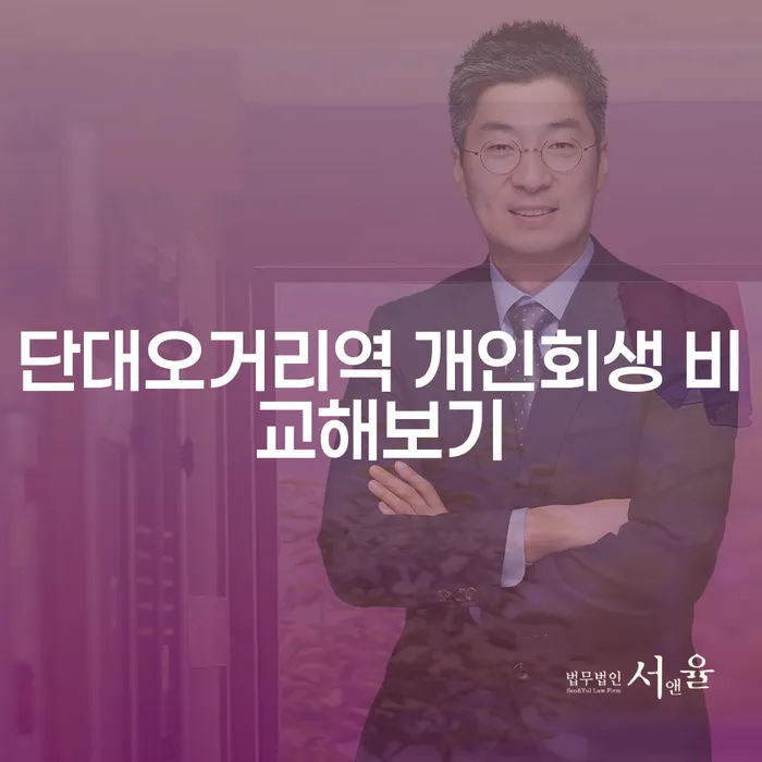 단대오거리역 개인회생 비교해보기