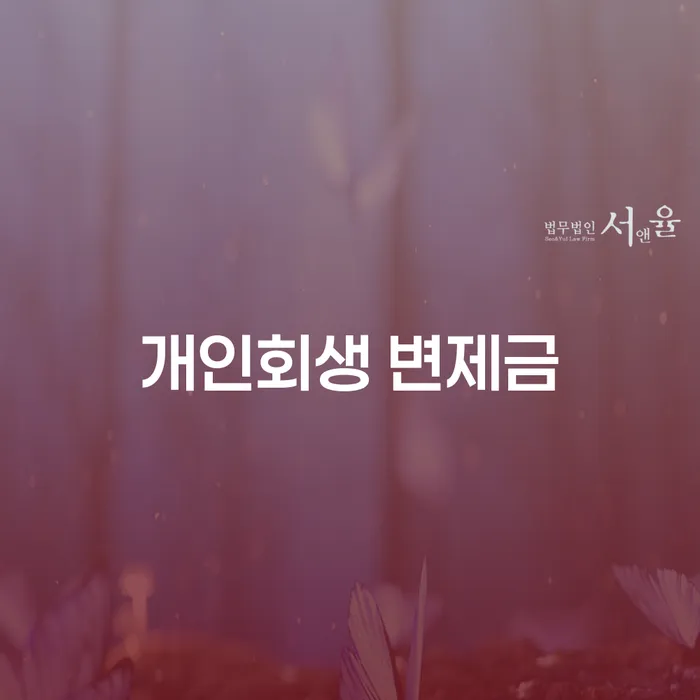 개인회생 변제금, 제대로 알고 시작하자: 신청 조건부터 비용까지